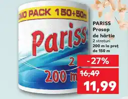Kaufland PARISS Prosop de hârtie Ofertă