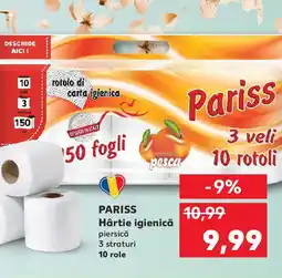 Kaufland PARISS Hârtie igienică Ofertă