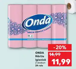 Kaufland ONDA Hârtie igienică Ofertă