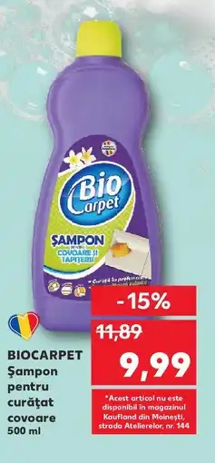 Kaufland BIOCARPET Şampon pentru curăţat covoare Ofertă