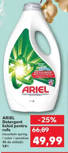 Kaufland ARIEL Detergent lichid pentru rufe Ofertă
