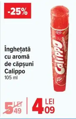 Carrefour Îngheţată cu aromă de căpşuni Calippo Ofertă