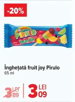 Carrefour îngheţată fruit joy Pirulo Ofertă
