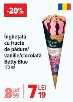 Carrefour Îngheţată cu fructe de pădure/ vanilie/ciocolată Betty Blue Ofertă