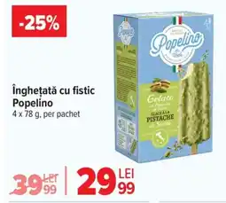 Carrefour Îngheţată cu fistic Popelino Ofertă