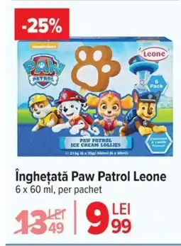 Carrefour Îngheţată Paw Patrol Leone Ofertă