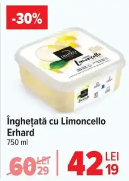 Carrefour îngheţată cu Limoncello Erhard Ofertă