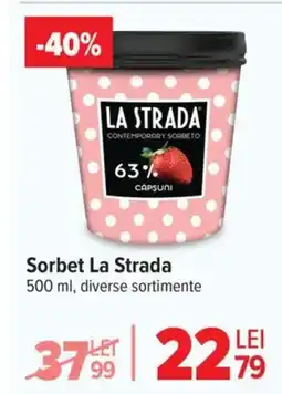 Carrefour Sorbet La Strada Ofertă