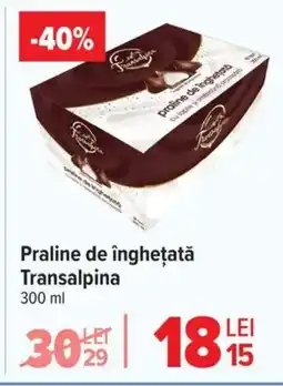 Carrefour Praline de înghețată Transalpina Ofertă