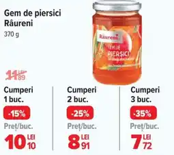 Carrefour Gem de piersici Râureni Ofertă