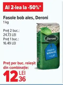 Carrefour Fasole bob ales, Deroni Ofertă