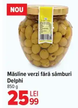 Carrefour Măsline verzi fără sâmburi Delphi Ofertă
