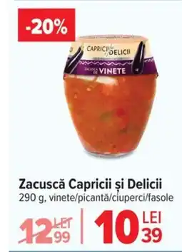 Carrefour Zacuscă Capricii şi Delicii Ofertă