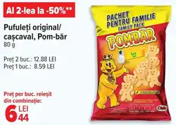 Carrefour Pufuleţi original/ caşcaval, Pom-băr Ofertă