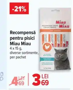 Carrefour Recompensă pentru pisici Miau Miau Ofertă