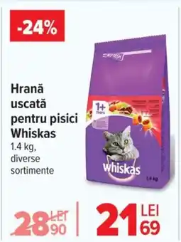 Carrefour Hrană uscată pentru pisici Whiskas Ofertă