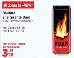 Carrefour Băutură energizantă Burn Ofertă
