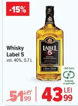 Carrefour Whisky Label 5 Ofertă