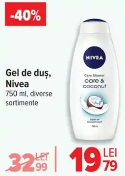 Carrefour Gel de duş, Nivea Ofertă