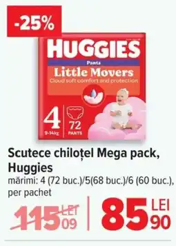Carrefour Scutece chiloţel Mega pack, Huggies Ofertă