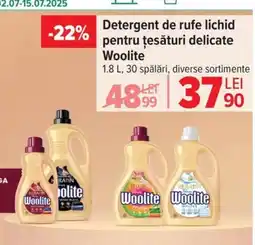 Carrefour Detergent de rufe lichid pentru ţesături delicate Woolite Ofertă