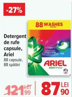 Carrefour Detergent de rufe capsule, Ariel Ofertă