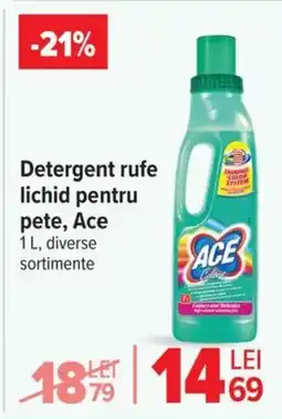 Carrefour Detergent rufe lichid pentru pete, Ace Ofertă