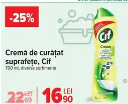 Carrefour Cremă de curățat suprafeţe, Cif Ofertă