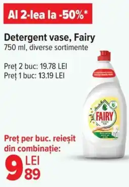 Carrefour Detergent vase, Fairy Ofertă