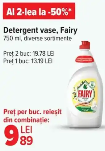 Carrefour Detergent vase, Fairy Ofertă