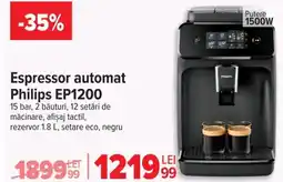 Carrefour Espressor automat Philips EP1200 Ofertă