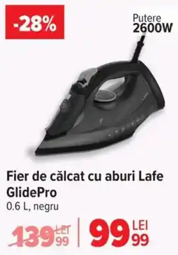 Carrefour Fier de călcat cu aburi Lafe GlidePro Ofertă