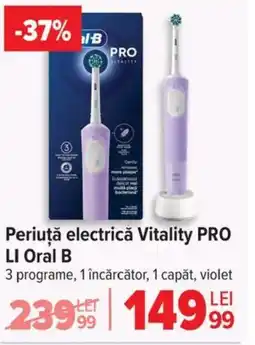 Carrefour Periuţă electrică Vitality PRO LI Oral B Ofertă