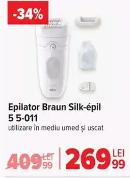 Carrefour Epilator Braun Silk-épil 5 5-011 Ofertă
