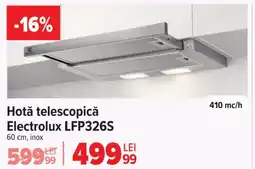 Carrefour Hotă telescopică Electrolux LFP326S Ofertă