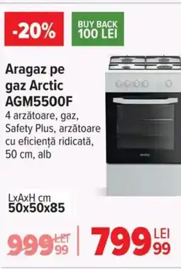 Carrefour Aragaz pe gaz Arctic AGM5500F Ofertă