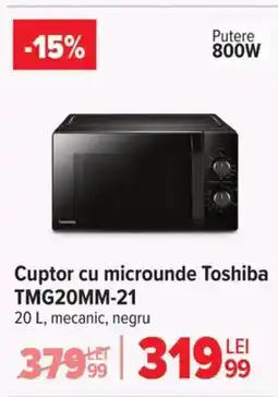Carrefour Cuptor cu microunde Toshiba TMG20MM-21 Ofertă