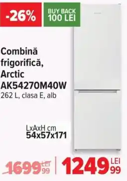 Carrefour Combinǎ frigorifică, Arctic AK54270M40W Ofertă