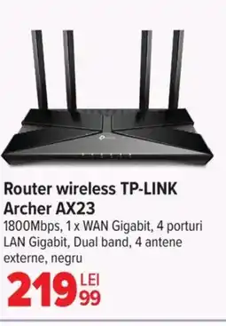 Carrefour Router wireless TP-LINK Archer AX23 Ofertă