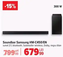 Carrefour Soundbar Samsung HW-C450/EN Ofertă