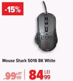 Carrefour Mouse Shark 5016 BK White Ofertă
