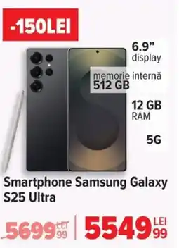 Carrefour Smartphone Samsung Galaxy S25 Ultra Ofertă