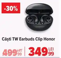 Carrefour Căşti TW Earbuds Clip Honor Ofertă