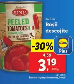 Lidl BARESA Roșii descojite Ofertă