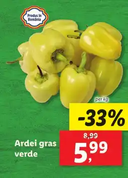 Lidl Ardei gras verde Ofertă