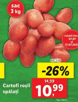 Lidl Cartofi roşii spălați Ofertă