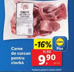 Lidl Carne de curcan pentru ciorbǎ Ofertă