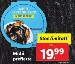 Lidl Midii prefierte Ofertă