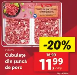 Lidl DULANO Cubuleţe din șuncă de porc Ofertă