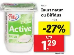 Lidl PILOS Iaurt natur cu Bifidus Ofertă